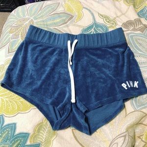 Size L VS PINK pajama/beach shorts in Navy!